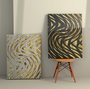 Wallity Cuadros Decorativos sobre Lienzo 2 Piezas 50 x 70 cm